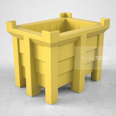 Contentor BIN 110L Amarelo - Tecnotri