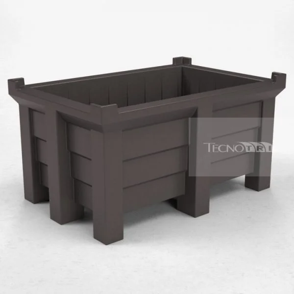 Contentor BIN 320L Cinza Escuro - Tecnotri