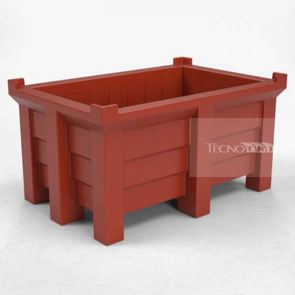Contentor BIN 320L Vermelho - Tecnotri