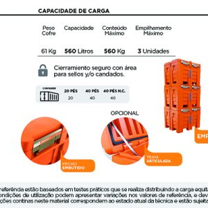Ficha Técnica Cofre 560 litros