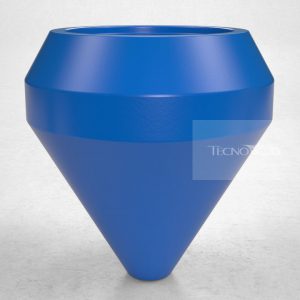 Funil 600L Azul Escuro - Tecnotri