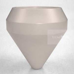 Funil 600L Branco - Tecnotri
