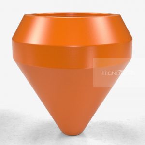 Funil 600L Laranja - Tecnotri