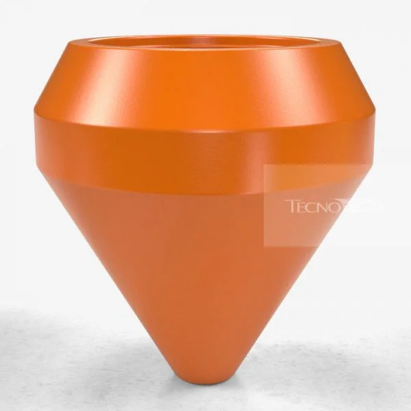 Funil 600L Laranja - Tecnotri