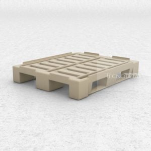 Pallet Plástico PL011 Bege