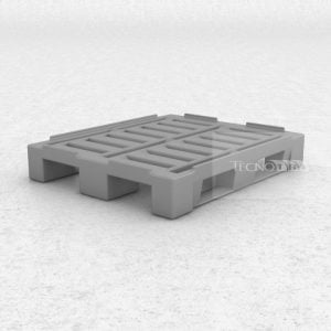 Pallet Plástico PL011 Cinza Claro