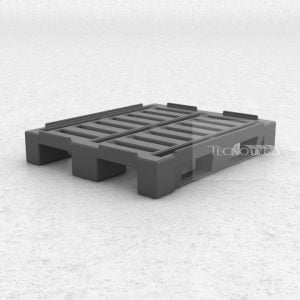 Pallet Plástico PL011 Cinza Escuro