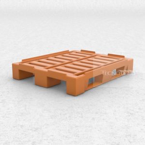Pallet Plástico PL011 Laranja