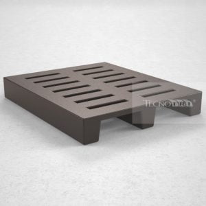Pallet Plástico PL008 Preto Tecnotri