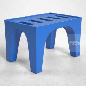 Pallet Plástico PL014 Azul Escuro Tecnotri