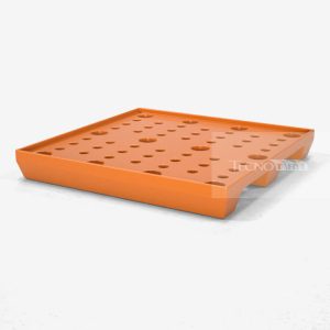 Pallet Plástico PL039 Laranja Tecnotri