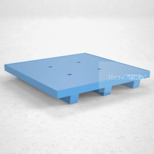 Pallet Plástico PL012 Azul Claro - Tecnotri