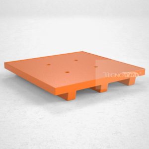 Pallet Plástico PL012 Laranja - Tecnotri