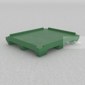 Pallet Plástico PL013 Verde - Tecnotri