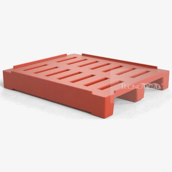 Pallet Plástico PL016 Vermelho - Tecnotri