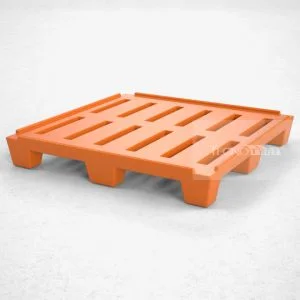 Pallet Plástico PL018 Laranja - Tecnotri