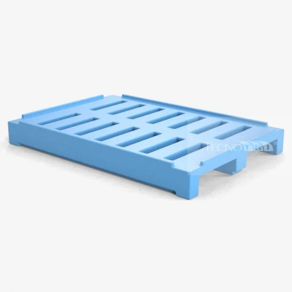 Pallet Plástico PL019 Azul Claro - Tecnotri