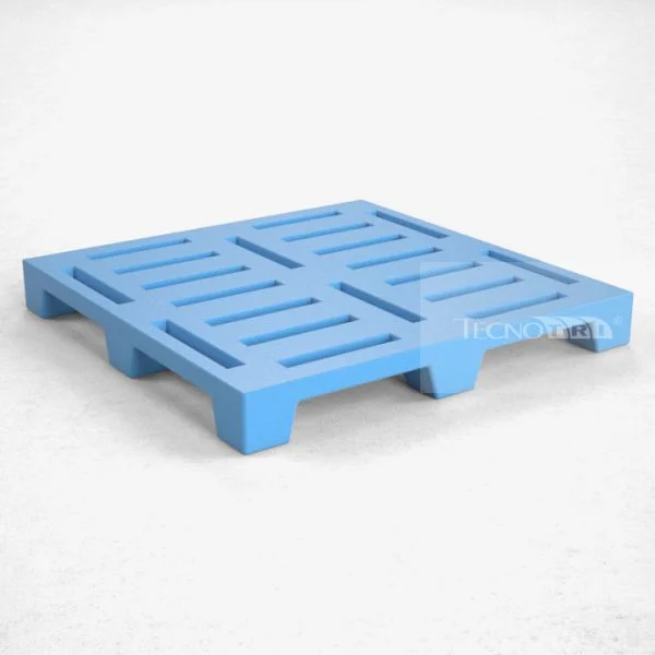 Pallet Plástico PL022 Azul Claro - Tecnotri