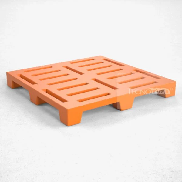 Pallet Plástico PL022 Laranja - Tecnotri