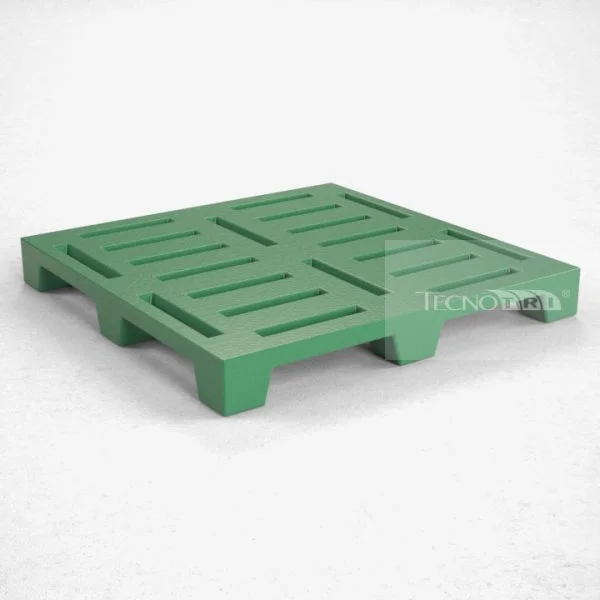Pallet Plástico PL022 Verde - Tecnotri