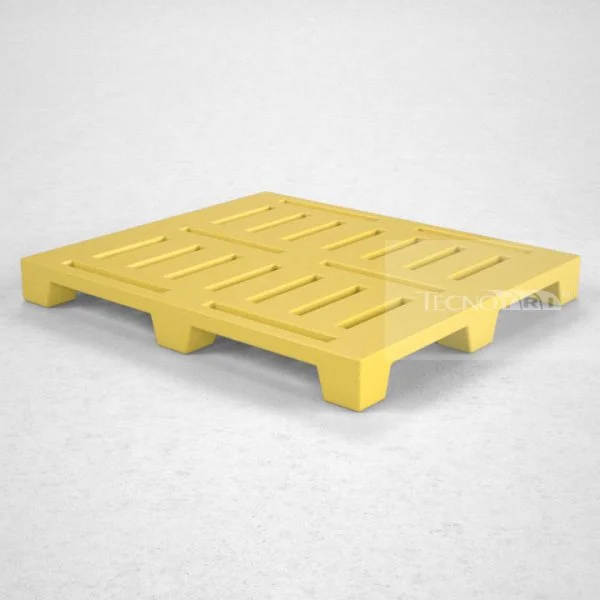 Pallet Plástico PL023 Amarelo - Tecnotri