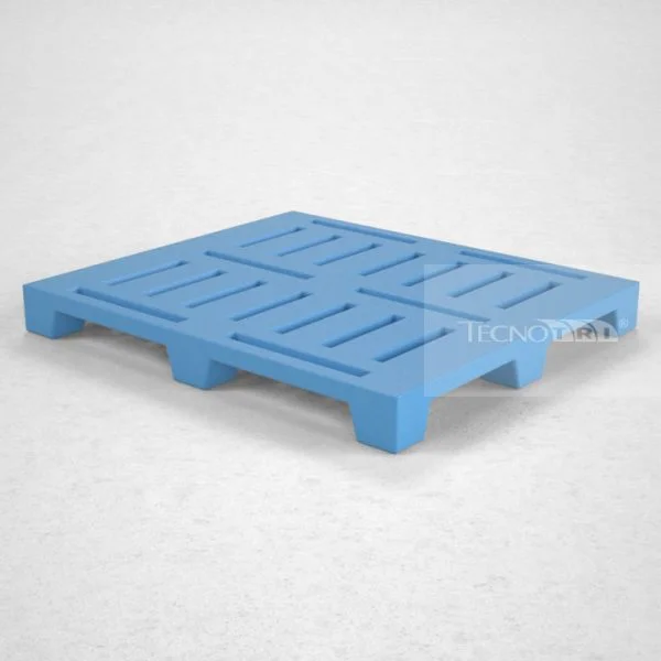 Pallet Plástico PL023 Azul Claro - Tecnotri
