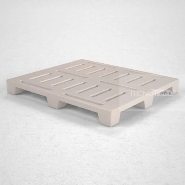 Pallet Plástico PL023 Branco - Tecnotri