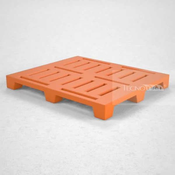 Pallet Plástico PL023 Laranja - Tecnotri