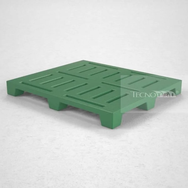 Pallet Plástico PL023 Verde - Tecnotri