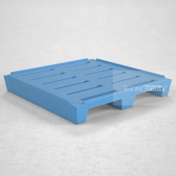 Pallet Plástico PL024 Azul Claro - Tecnotri