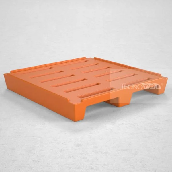 Pallet Plástico PL024 Laranja - Tecnotri