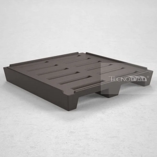 Pallet Plástico PL024 Preto - Tecnotri