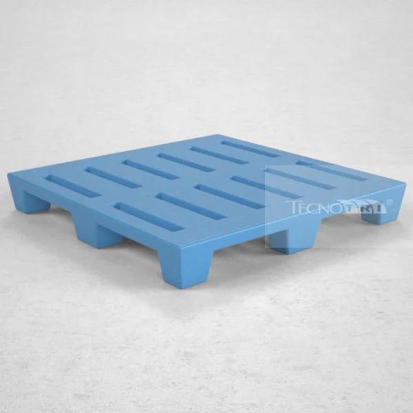 Pallet Plástico PL025 Azul Claro - Tecnotri