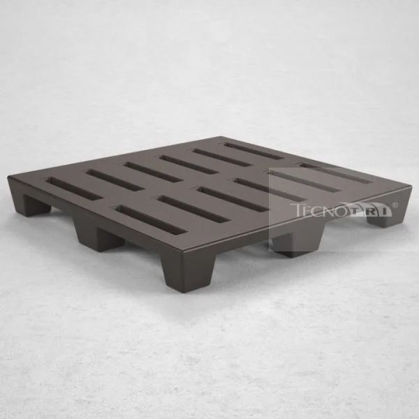 Pallet Plástico PL025 Preto - Tecnotri