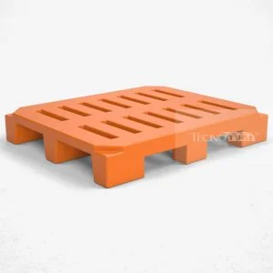 Pallet Plástico PL031 Laranja - Tecnotri