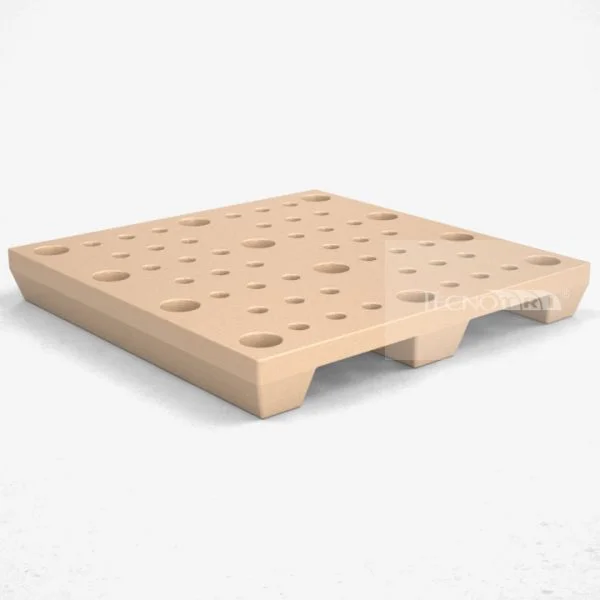 Pallet Plástico PL040 Bege - Tecnotri