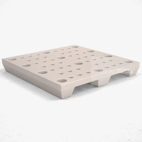 Pallet Plástico PL040 Branco - Tecnotri