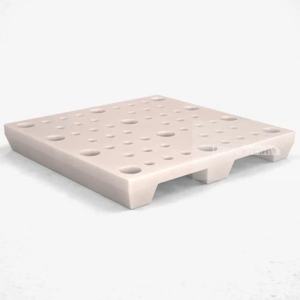 Pallet Plástico PL040 Natural - Tecnotri