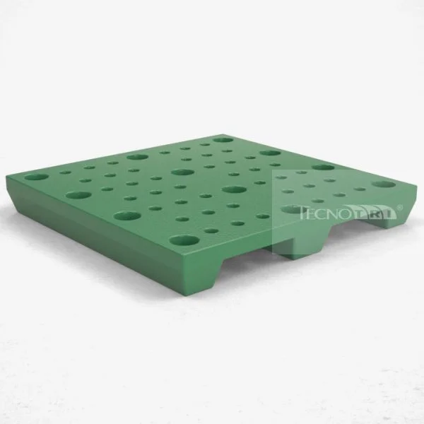 Pallet Plástico PL040 Verde - Tecnotri