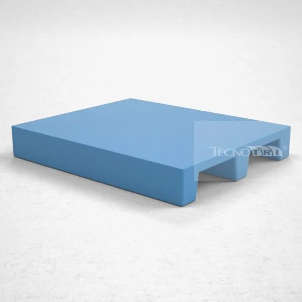 Pallet Plástico PL048 Azul Claro - Tecnotri
