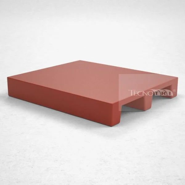 Pallet Plástico PL048 Vermelho - Tecnotri