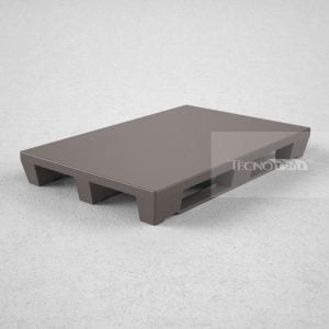 Pallet Plástico PL058 Cinza Escuro - Tecnotri