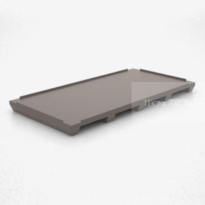 Pallet Plástico PL059 Cinza - Tecnotri