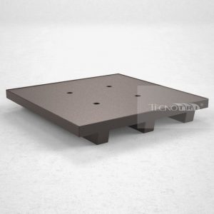 Pallet Plástico PL012 Preto - Tecnotri
