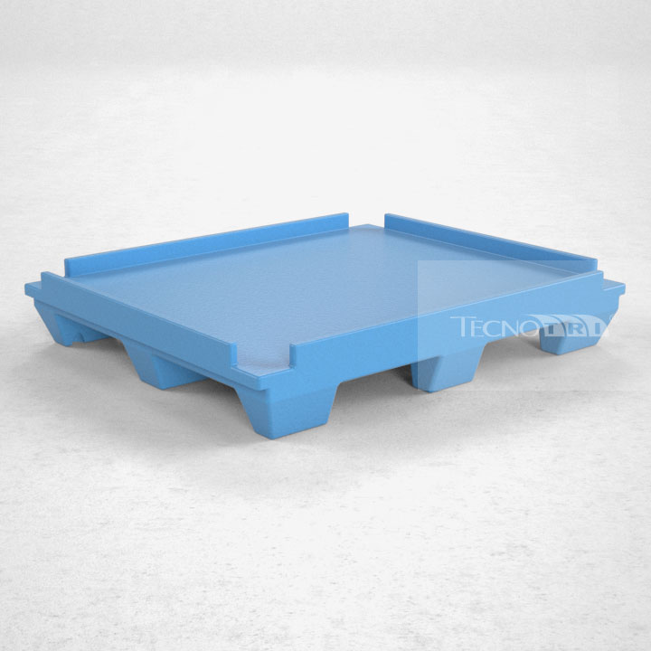 Pallet Plástico PL013 Azul Claro - Tecnotri