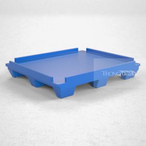 Pallet Plástico PL013 Azul Escuro - Tecnotri
