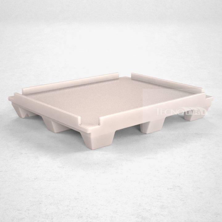 Pallet Plástico PL013 Natural - Tecnotri