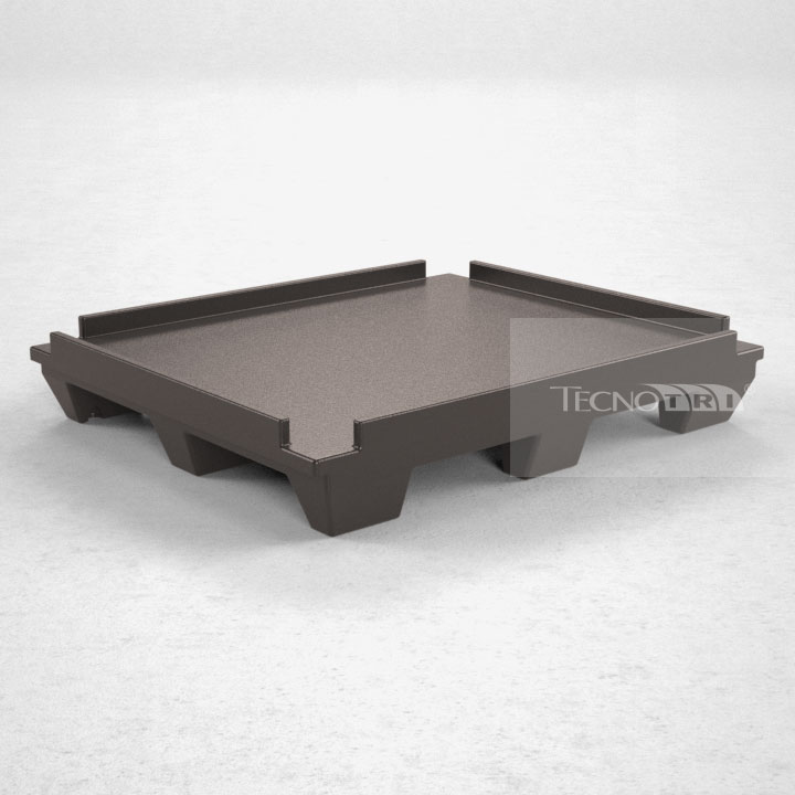 Pallet Plástico PL013 Preto - Tecnotri