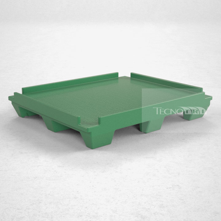Pallet Plástico PL013 Verde - Tecnotri