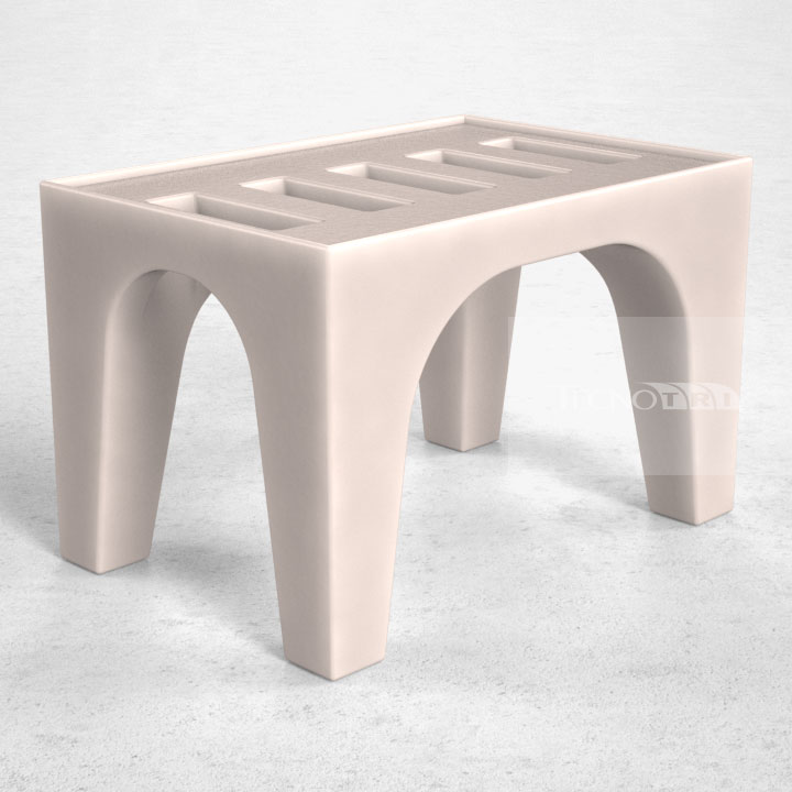 Pallet Plástico PL014 Natural - Tecnotri